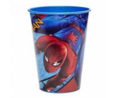 1 Verre Spiderman Pvc 9.5 X 7 Cm Gobelet Jus De Fruit Eau Cuisine - Bols