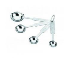 IBILI - Ustensiles et accessoires de cuisine - lot de 4 cuillères a mesurer inox ( 701400-6 ) - Ustensiles
