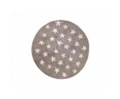 Tapis enfants Bambini Stars Rose ø 150 cm rond - Tapis lavable pour chambre d'enfants-bébé - 60004359 - Tapis et paillasson