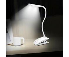 Livre lumière lampe de lecture Bureau flexible lampe de lecture parfaite pour Bookworms et enfants_Kiliaadk598 - Accessoires de rangement