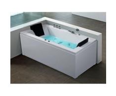 Baignoire d'angle rectangulaire - baignoire balnéo / whirlpool - hydromassage & chromothérapie - Varadero (D) - Installations salles de bain
