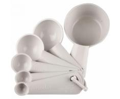 Creotime set de cuillères doseuses 1-10 ml blanc 6 pièces - Ustensile de cuisine