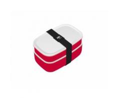 Zak designs 0078-840 lunch box 2 boîtes + couverts rouge blanc - (donnée non spécifiée)