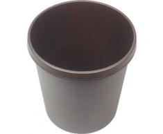 Helit corbeille à papier en plastique, 18 litres, en pe, primus h61058-75 - Classeurs 4 anneaux