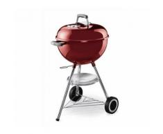 Barbecue à charbon Weber Original Kettle 47 cm Rouge avec thermomètre - Barbecue