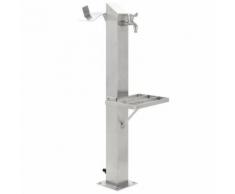 Colonne à eau de jardin carrée Acier inoxydable 95 cm - Jacuzzi et sauna