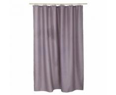 Rideau de douche tissu uni diamant 180x200 cm Anthracite - Rideaux et stores