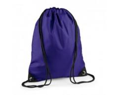 Sac à dos à bretelles - gym - linge sale - chaussures - BG10 - violet - Sac à dos bandoullière