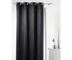 Style decor 2110.br oxford panneau rideau à oeillets occultant noir 1 x 140 x 240 cm - Rideaux enfant