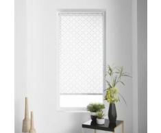 Store enrouleur imp. japonais 60 x 90 cm polyester modern Blanc - Rideaux et stores
