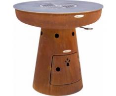 Remundi - Barbecue brasero en acier Nero 83 x 83 cm (DxH) - Cuisiner en extérieur