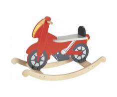 Goki rocker Moteur à bascule junior rouge 52 x 78 cm - Jouets à bascule en bois