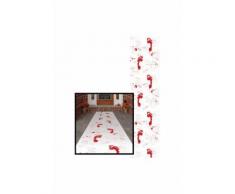 Tapis entree trace de pieds sanglants 60x300cm - Déguisements et fêtes - Accessoire de déguisement