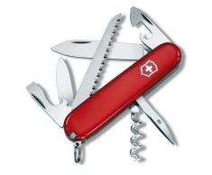Couteau Suisse de Poche - Victorinox Camper - 1.3613 - Rouge - 13 Outils - Couteau