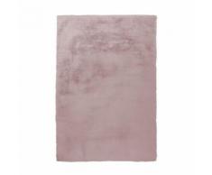 Paris Prix - Tapis Tufté à La Main à Poils Longs rabbit Rose - 180 x 280 cm - Tapis et paillasson