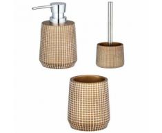 Set d'accessoires de salle de bain design Ohrid - Doré - Accessoires de bain