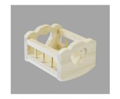 Mini berceau en bois - 7,5 cm x 5 cm x 4 cm - Objet à poser