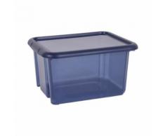 eda plastique boîte de rangement funny box 30 l - bleu profond acidulé - 44 x 36 x 25 cm - Boite de rangement