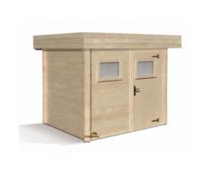 Abri de jardin bois Mikki 19mm - 4,84m² - Mobilier de Jardin