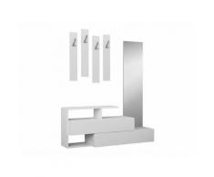 SUBLEEM Meuble d'entrée ANILA Blanc - Vestiaires