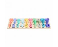 Conseil Jouets En Bois Assortis Numérique de Pêche Pour Les Enfants Christamas Jouets Cadeaux BT667 - Autre jeu d'imitation