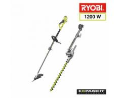 Pack RYOBI débroussailleuse électrique 1200W RBC1226l - taille-haies orientable RXAHT01 - Packs machines outils