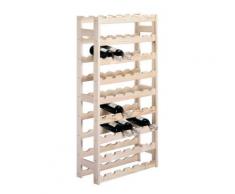 Zeller 13165 étagère à bouteilles en pin 67,5 x 25 x 118 cm - Ustensile de cuisine