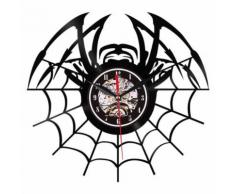 Style de Creative Non-Coutil Silencieux Antique Caoutchouc Horloge Murale Pour La Maison Cuisine Noir PL685 - Décoration murale