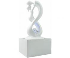 Zen Light - Fontaine d'intérieur design éclairage LED Amor Blanc - Objet à poser