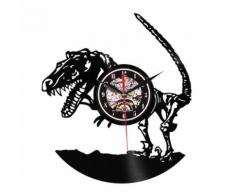 Style de Creative Non-Coutil Silencieux Antique Caoutchouc Horloge Murale Pour La Maison Cuisine Noir PL707 - Décoration murale