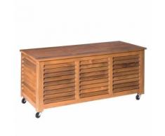 Coffre d'extérieur en Bois d'acacia - OLUVELI - Mobilier de Jardin