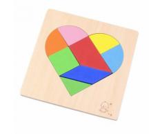 Interphones pour Bébé Puzzle D'Apprentissage en Bois Jouets Éducatifs Jmpl041 - Puzzle enfant