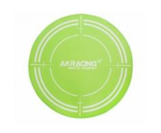 Ak racing tapis de protection gaming floormat - 99.5 cm de diametre - vert - Accessoires mobilier de jardin