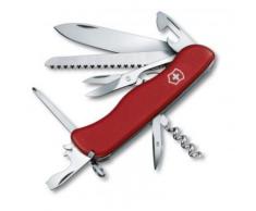 Couteau Suisse multifonction Victorinox Outrider 111mm 12 fonctions - 0.9023 - Acier inoxydable - Acrylique - Rouge mat - Objet à poser