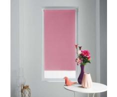Store enrouleur occultant 60 x 90 cm polyester occult Rose - Rideaux et stores