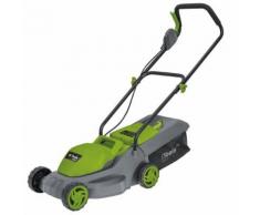 Tondeuse electrique 1200W ITOOLS INDUCTION Tondeuse a gazon electrique 3 Niveaux de coupe Larg 32cm bac 30 L - Outillage de jardin motorisé