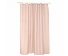 Rideau de douche tissu uni diamant 180x200 cm Taupe - Rideaux et stores