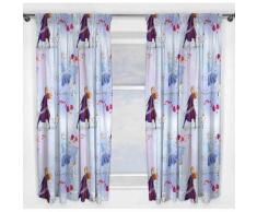 Reine des Neiges - Double Rideaux Enfant - 180 cm - Linge de lit