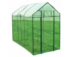 Serre de jardin 120x240x190 cm jardinage - Matériel pour serre et semis