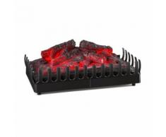Klarstein Kamini FX Insert de cheminée électrique décorative - éclairage dŽambiance 40W - noir - Cheminées, poêles