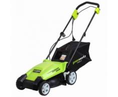 Greenworks Tondeuse à gazon électrique GLM1035 230 V 35 cm 2505107 - Outillage de jardin motorisé
