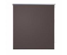 Store enrouleur marron occultant 80 x 175 cm fenêtre rideau pare-vue volet roulant - Fenêtres et volets