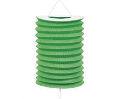 Lampion Cylindrique Vert x1 - Accessoire de déguisement