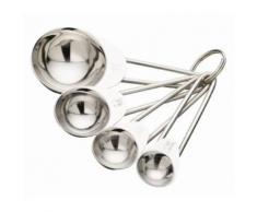 KITCHEN CRAFT SET 4 PIÈCES CUILLÈRES À MESURER ACIER INOXYDABLE - Ustensile de cuisine