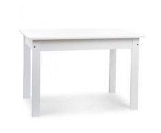 table d'enfant en bois 80 cm blanc - Ardoise
