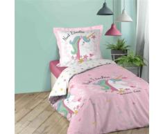 Parure de lit enfant Licornella 200x200 cm - Linge de lit