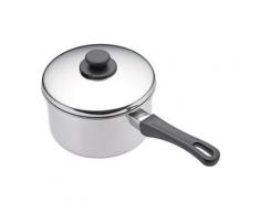 KITCHEN CRAFT GRANDE CASSEROLE AVEC COUVERCLE ACIER INOXYDABLE 14CM - Casserolerie