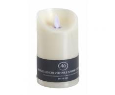 Aubry Gaspard - Bougie à LEDs parfumée Vanille Moyen modèle - Bougeoir, bougie et senteur