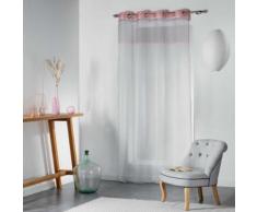 Panneau a oeillets 140 x 240 cm voile imprime transfert matik Rose - Rideaux et stores