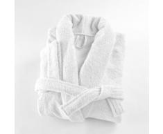LINANDELLE - Peignoir coton éponge col chale PREMIUM Blanc S - Linge de bain
